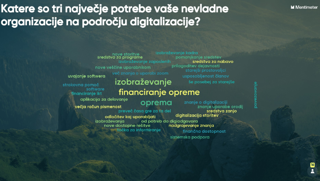 Potrebe na področju digitalnih tehnologij / digitalne preobrazbe (delavnica)